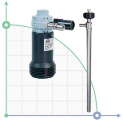 Projekt pompa pneumatyczna TR AISI 316 wału INOX 1200 mm