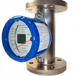DN50 Przepływomierz ze stali nierdzewnej rotametr KLZZ PN16 (liquid alcohol mixture C2H5OH 96%), 1600...16000 l/h, 4-20mA, Ex