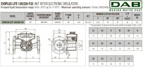 Pompa obiegowa DAB EVOPLUS Lite 120/220-F32 ze sterowaniem elektronicznym, 60218211
