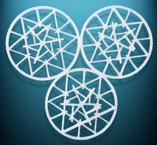 Pierścienie śniegu (Snowflake Ring), PP 90 mm