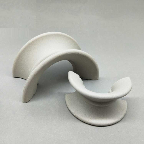 Ceramiczne siodłowe wypełnienie, 50x40x5 mm, Ceramic Saddle Ring