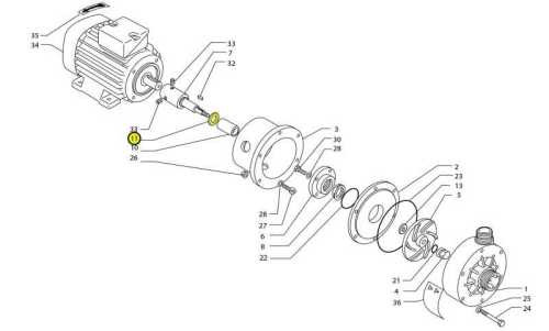 D30 spacer korpusie pompy MB