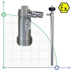 Projekt pompa pneumatyczna TR ATEX 300W AISI 316L Hastelloy wału 1200 mm