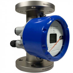 DN50 Przepływomierz ze stali nierdzewnej rotametr KLZZ PN16 (liquid alcohol mixture C2H5OH 50%), 1000...10000 l/h, 4-20mA, Ex