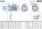 Pompa podwyższająca ciśnienie wielostopniowa pozioma EHX 9/6, 2,2 kW, 14,4 m3/h, 71m, 380V/T, AISI 304 (EBARA MATRIX)