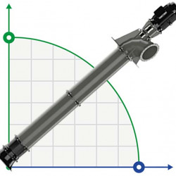 Osiowa pompa śmigłowa EVN 30A-2/30-1500/2.5 V01 z silnikiem, m3/h 30 kW