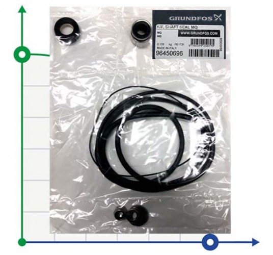 Uszczelnienie wału pompy Grundfos MQ 3-35/45 art. 96450696