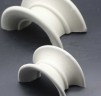 Ceramiczne siodłowe wypełnienie, 76x57x9 mm, Ceramic Saddle Ring