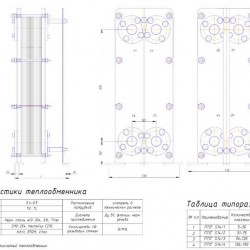Płytowy wymiennik ciepła S14-41 (trzy sekcje dla trzech środowisk)