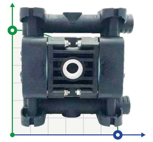 Pneumatyczna pompa membranowa BOXER 15 PVDF IB15-FC-MTTFT--
