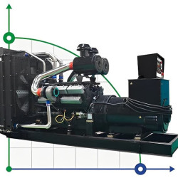 Przemysłowy generator diesla XHYS-400GF z ATS, silnik Kaipu 450kVA, 400kW, 380V/50HZ typ otwarty