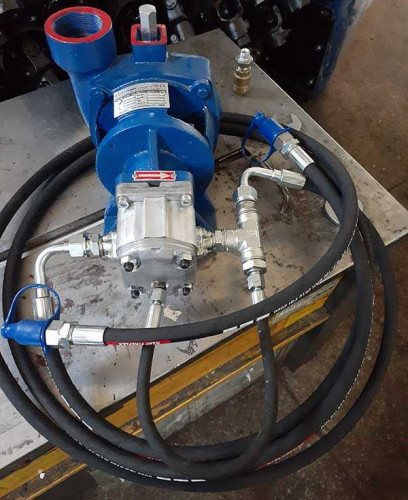 Pompa z napędem hydraulicznym HYDRO-3 do organizacji wodopojów, gaszenia pożarów