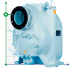 Samozasysająca pompa do szlamu P-8, 34/600, 45 kW, bez silnika