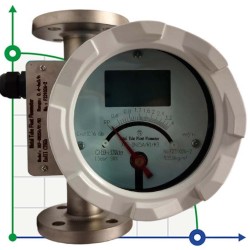 DN25 Przepływomierz ze stali nierdzewnej LZ PN6 (ciekła mieszanina alkoholi C2H5OH +Ho2 30%), 0,4...4,0 m3/h, 4-20mA, Ex, 0,9538g/cm3, +8/+80/+100°C