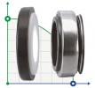 Uszczelnienie mechaniczne do pomp R-BT-AR 8, L, CAR/CER, EPDM, 304