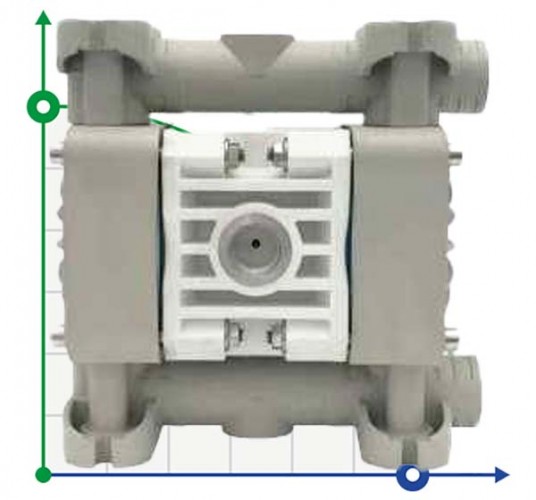 Pneumatyczna pompa membranowa BOXER 15 PP IB15-P-HTTPT--