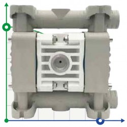 Pneumatyczna pompa membranowa BOXER 15 PP IB15-P-HTTPT--