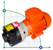 ADH 100 PVDF/B/0.75HP/TF/2800/BSP - poziomy pompa odśrodkowa