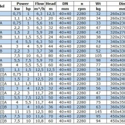 BGW 40-200(I)A (11,7/44), 4kW, 2880 odśrodkowa pompa pozioma
