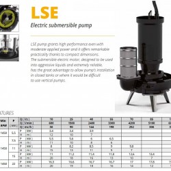 Veneroni LSE 12, 11 kW, 252 m3/h elektryczna pompa głębinowa
