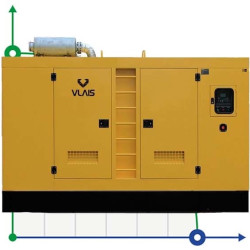 Przemysłowy generator diesla VLAIS KDE-250T z ATS, silnik Ricardo 250kVA, 200kW, 380V/50HZ typ zamknięty