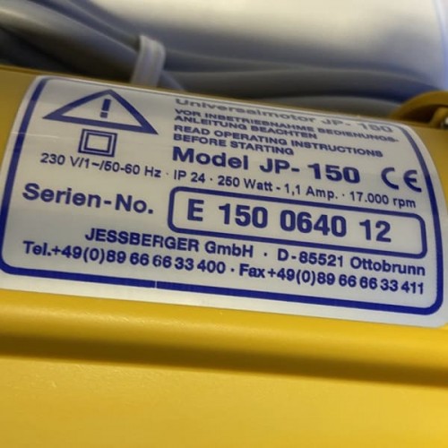 JP-150, 230V, 50 Hz, 250W silnik do pompy beczkowej JESSBERGER