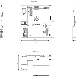 6ES7512-1DM03-0AB0, SIMATIC DP, CPU 1512SP-1 PN для ET 200SP, przetwarzanie centralne