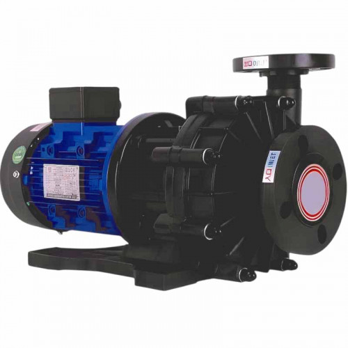 Pompa do cieczy agresywnych chemicznie magnetyczna QHX-P-441SSV-5V38BFQLB-S, PVDF, 0,75 kW, 380 V, silnik BT4 Ex