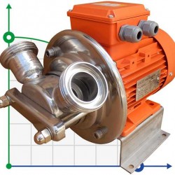Pompa do przecieru owocowego z jagodami AlphaDynamic AD30.1/01 1,5kW, 220V wirnik
