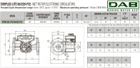 Pompa obiegowa DAB EVOPLUS Lite 60/220-F32 ze sterowaniem elektronicznym, 60218209