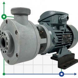 Plastikowa pomDiaPump PA do chemikaliów DiaPump PA1037 PP, 0,37 kW, 3000 obr./min, 380 V