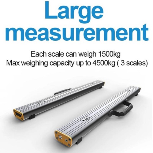 Przenośna tensometryczna waga paletowa z Bluetooth AD1 do 1500 kg (jeden moduł)