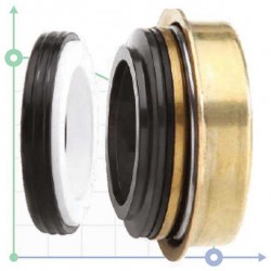 Uszczelnienie pompy R-6BG 20, SIC/SIC, NBR, 304