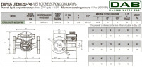 Pompa obiegowa DAB EVOPLUS Lite 60/250-F40 ze sterowaniem elektronicznym, 60218212