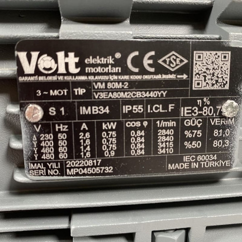 Plastikowa pomDiaPump PA chemiczna do przenoszenia kwasów DiaPump PA1075 PP, 0,75 kW, 3000 obr./min, 380 V