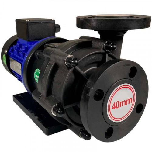 Pompa chemiczna z napędem magnetycznym QHX-E-440-SSV5V38AFGABS, CFRETFE, 240L/min, 12.3m, 380V