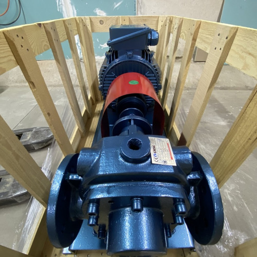 Pompa zębata do nierafinowanego oleju słonecznikowego EMSE EDP 1030, DN80, 30 m3/h, 3 bar, 7,5 kW, 380 V, 1000 obr