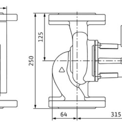 Wilo-Yonos MAXO 40/0,5-12 PN6/10 Pompa obiegowa