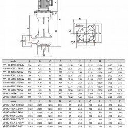QHD-65SK, GFRPP-5,5 kW, 720 l/min, pompa chemiczna kwaśna 34 m pompa
