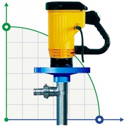 Pompa beczkowa JESSBERGER JP150-PP(HC)1200, Ø32mm
