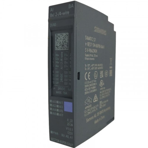 6ES7134-6GF00-0AA1, SIMATIC ET 200SP, Moduł wejść analogowych