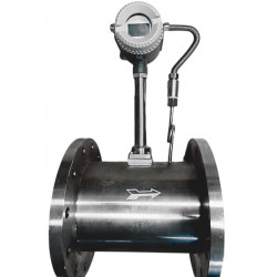 DN200 Pomiar pary technologicznej, przepływomierz wirowy ze stali nierdzewnej LUGB-D PN16 RF kołnierz DIN, 2,84-28,4 t/h, <1,6 MPa, <250°C, 4-20mA, Ex