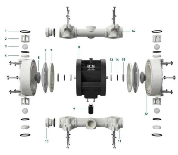Uszczelka naprawcza DEBEM 1720 VITON