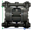 Pneumatyczna pompa membranowa BOXER 81 PVDF IB81-FCMTTFD--