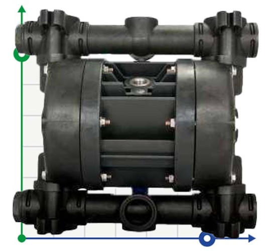 Pneumatyczna pompa membranowa BOXER 81 PVDF IB81-FCMTTFD--