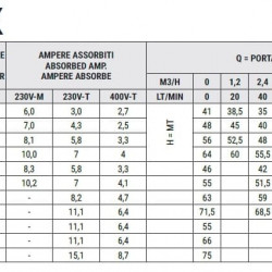 Pompa ze stali nierdzewnej do nawadniania ogrodu CBX/100, 0,75 kW, 4,8 m3/h, 41m, 220V/M, AISI 304 (EBARA 2CDXM 70/10)