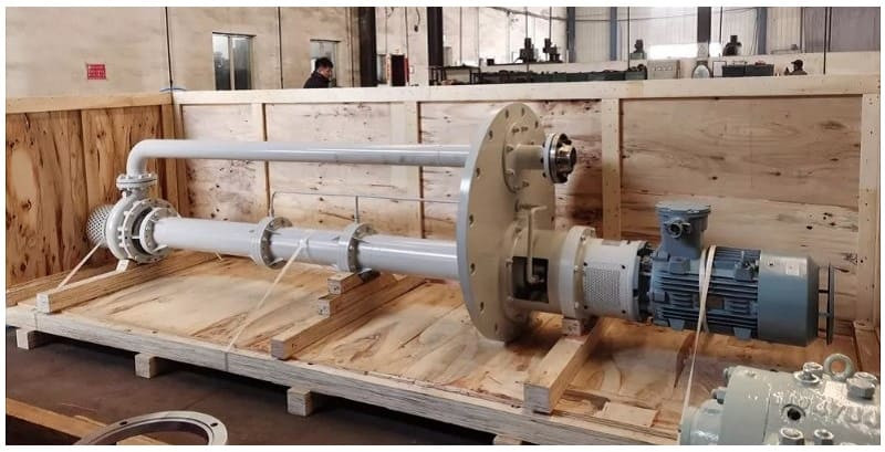 Półzanurzalna pompa chemiczna VS4-Z150-200, 3M z silnikiem Siemens 110kW