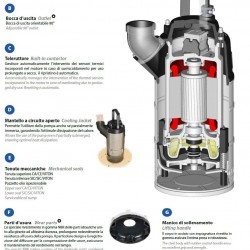 Pompa spustowa Dreno Kappa K420.2.80 N z przełącznikiem
