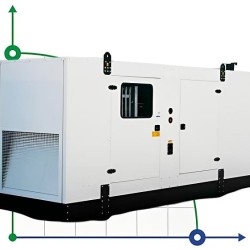 Przemysłowy generator diesla XHYP-240GF z ATS, silnik Perkins 300kVA, 240kW, 380V/50HZ typ zamknięty